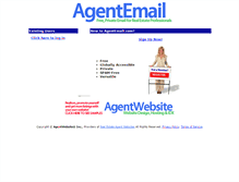 Tablet Screenshot of agentemail.com